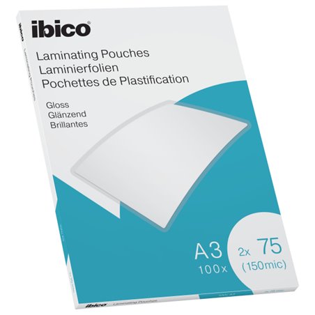 Ibico A3 Lamineerhoezen glanzend, 2 x 75 Micron